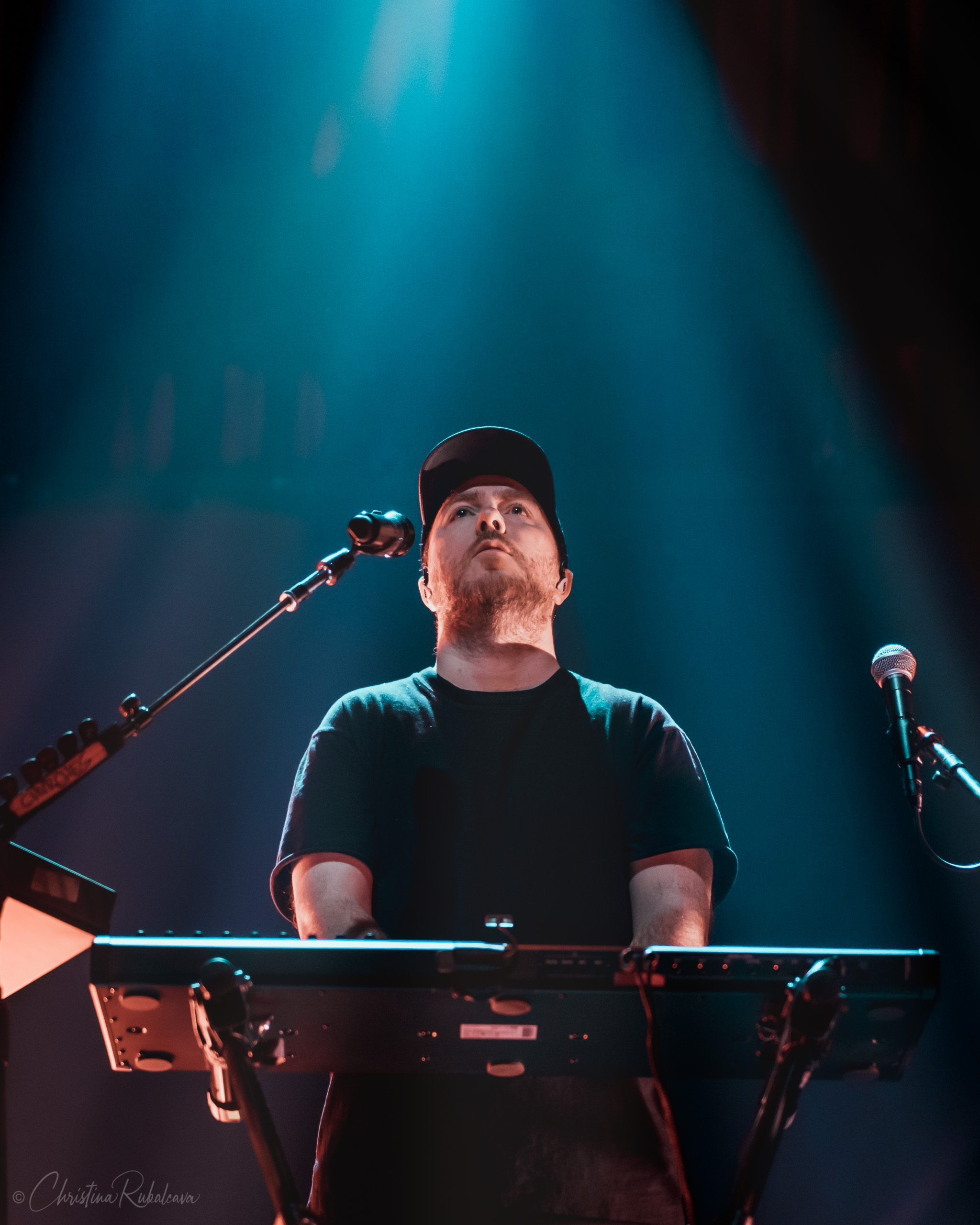 Martin Doherty of Chvrches performing at The Brooklyn Bowl Las Vegas