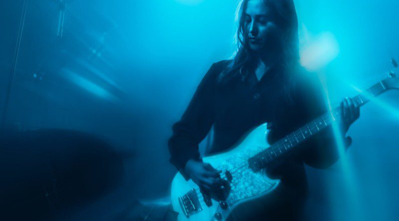 Hatchie performing at the lodge room in los angeles