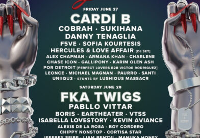 poster of the the Ladyland fest lineup